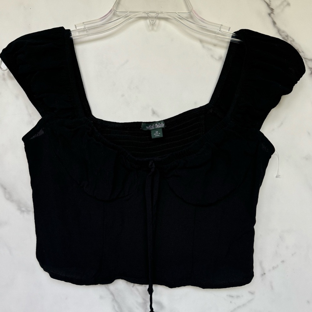 Wild Fable Blouse, Crop Top